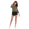 Wholesale Casual Flare Long Sleeve V Neck Bowknot Pullover Short Slim Fit Fashion Knitwear Women