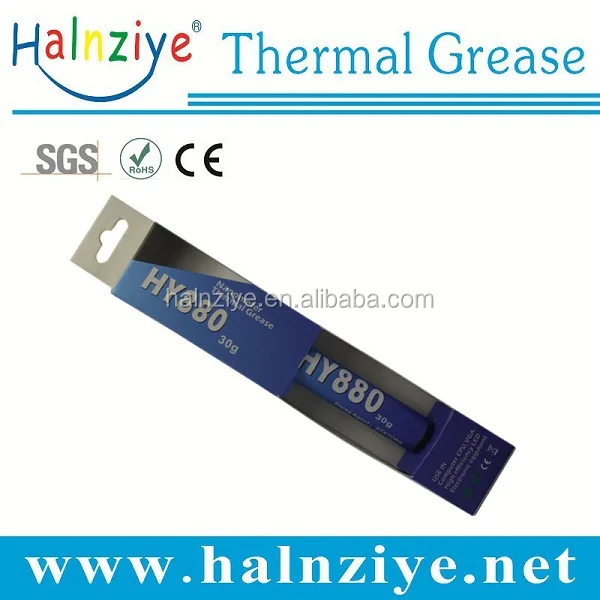 HY880 best high temperature/pressure nano thermal conductive tube industrial silicone paste with MSDS for cpu cooler