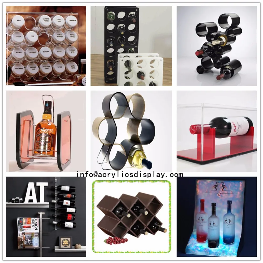 New Hot Fashion Hot sale modern acrylic wine display case