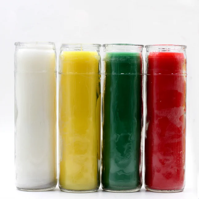 Oem Exported Religious Glass Jar 7 Day Candle Glass Wholesale Buy 7