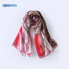 Cheap hot products new printed silk satin scarf for lady