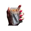 Luxury plastic cigarette case with logo Custom cigarette box Waterproof Transparent Acrylic Cigarette Display Case
