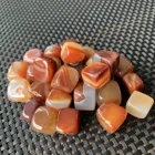 Wholesale natural beautiful tumbled square red agate crystal stone for healing decoration