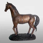 Factory directly supplies custom life size horse outdoor bronze sculpture