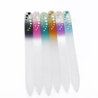 Premium Double Surface Etched Crystal Glass Nail File and Nail Buffer