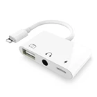 3 in i Camera USB Card Reader With 3.5mm Headphone Jack Camera OTG Audio Adapter
