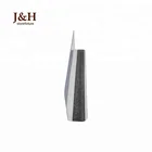 J&H supermarket rack cigarette bottle drink retail clear magnetic plastic shelf L-shape pvc divider for metal shelves