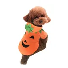 WY141 Warm Halloween Pumpkin Dog Costume Pet Clothing