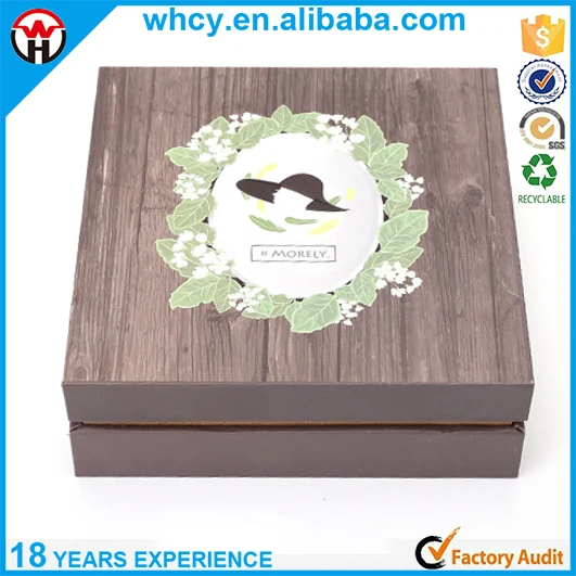 fashion design wooden gift boxes folding boxes for present paper