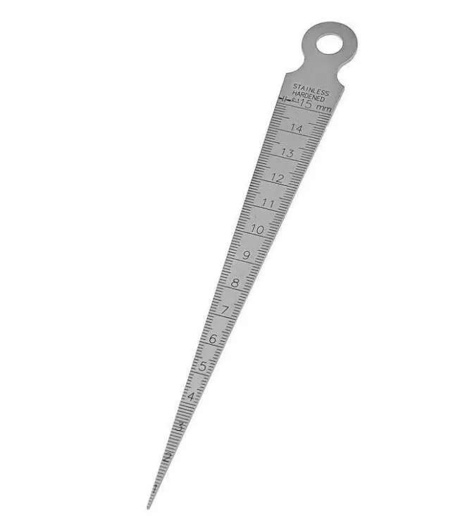 taper gauge set stainless steel 1-15mm taper gauge steel ruler