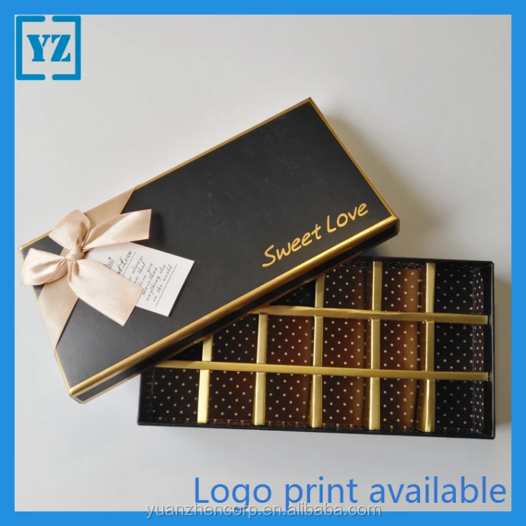 custom design chocolate box paper cardboard gift