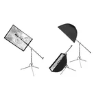 Kernel Photo Studio Extendable Lighting Reflector Holder Bracket Bar - Aluminum Alloy