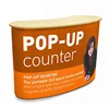 High quality trade show aluminum foldable pop up portable advertising promotion counter display