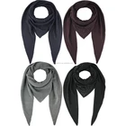 fashion rhinestone triangle woven scarf for woman