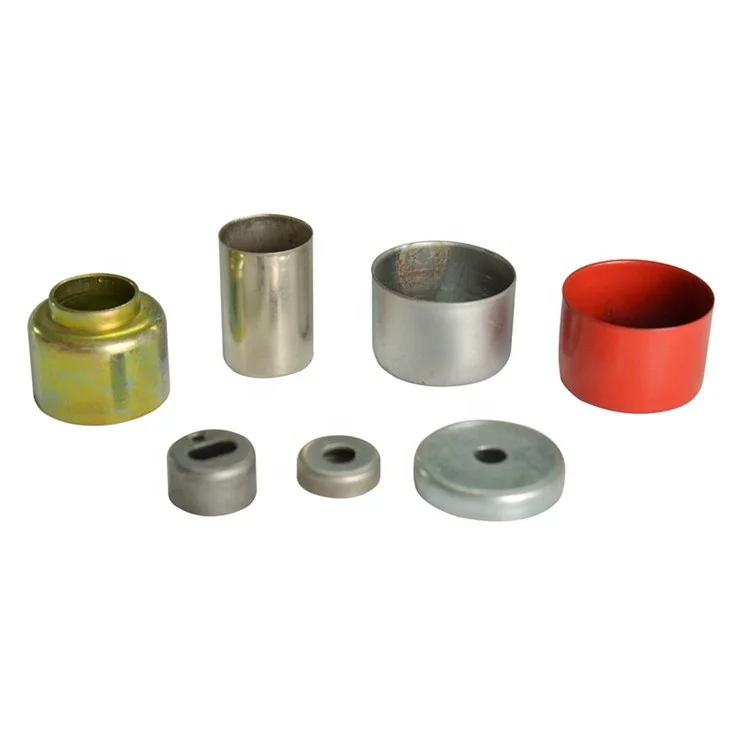 customized sheet metal stainless steel small deep drawing steel end caps