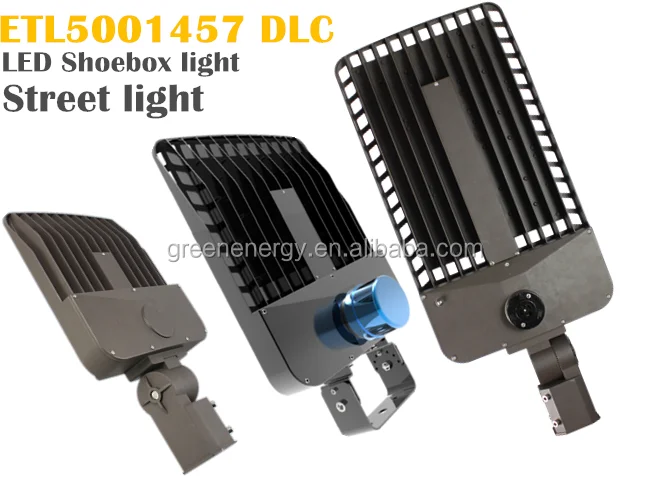 ETL cETL DLC listed different bracket for option 300w 5000k 39000lm led shoe box street light