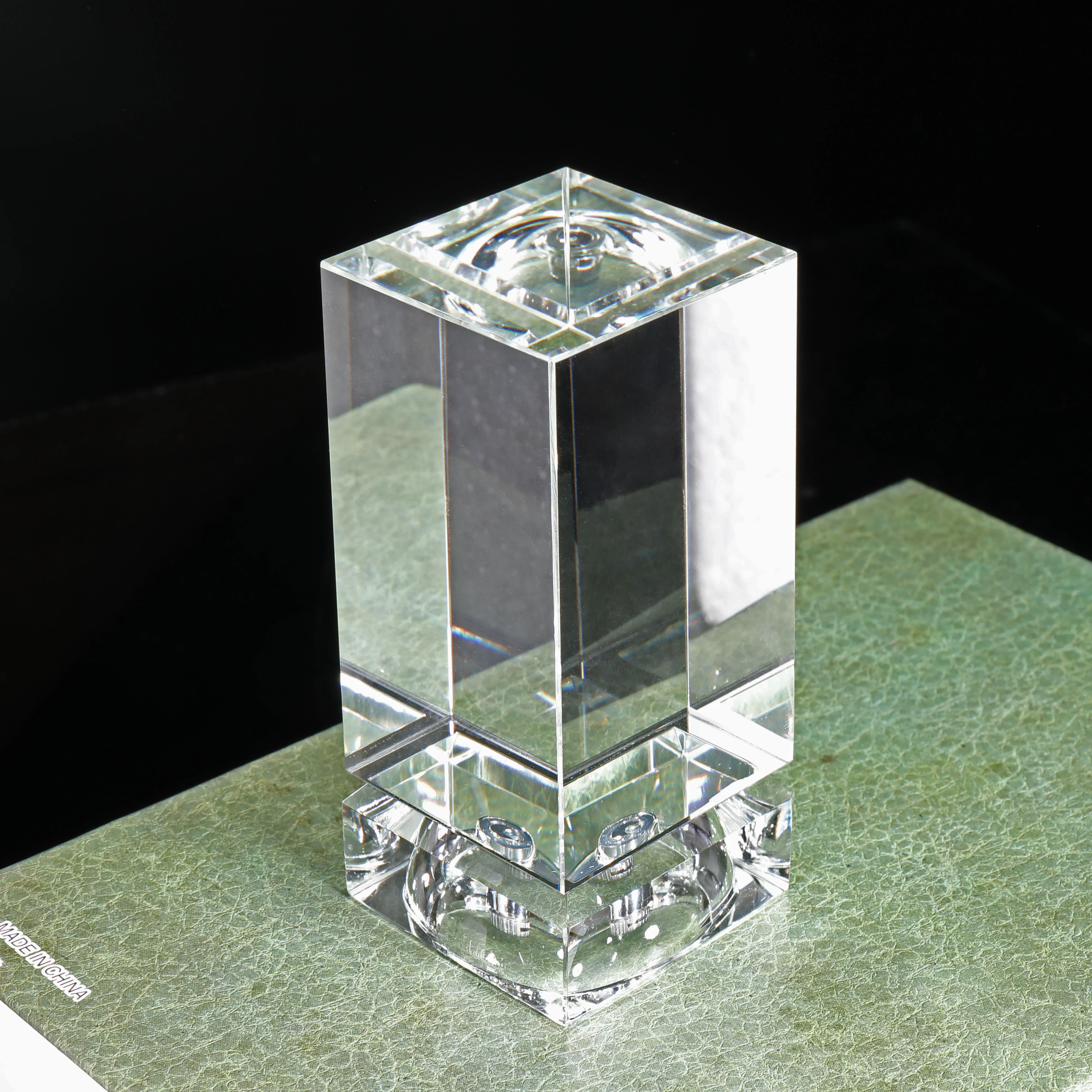 glass paperweight material k9 crystal size custom  packing  gift