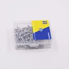 Plastic box packing for DIY shop big flat head polished surface stainless steel common nail