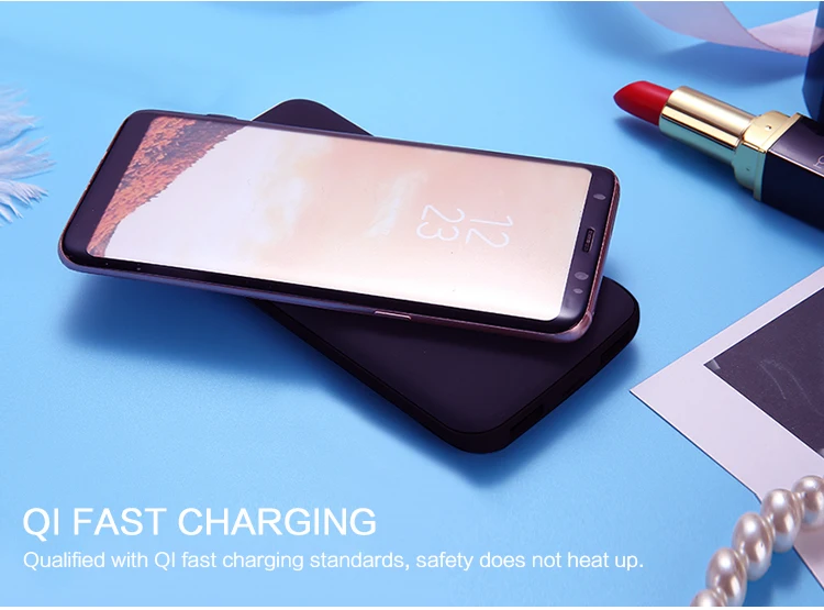 Promotional Universal latest warner charger 20000mah qi wireless power bank two side with Flashlight - ANKUX.COM