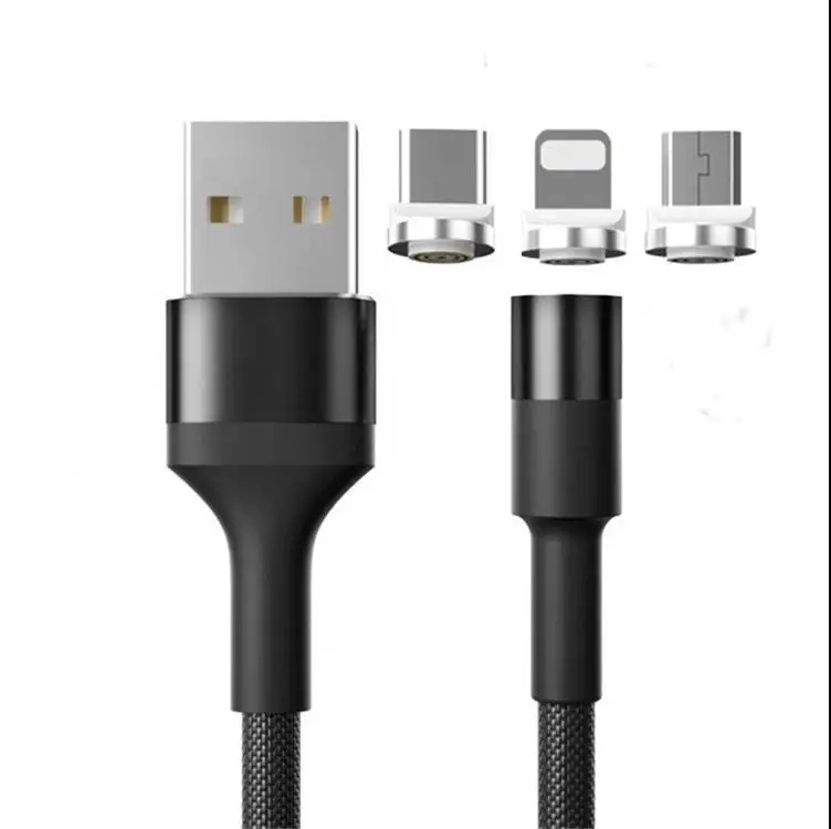 popular products 2019 3 in 1 usb charger cable Portable Magnetic usb cable - ANKUX.COM