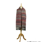 Custom fashion woven scarf jacquard bandanna