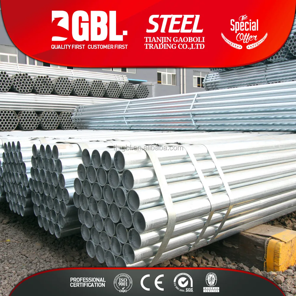 Minerals Metallurgy Pre Galvanized Round Steel