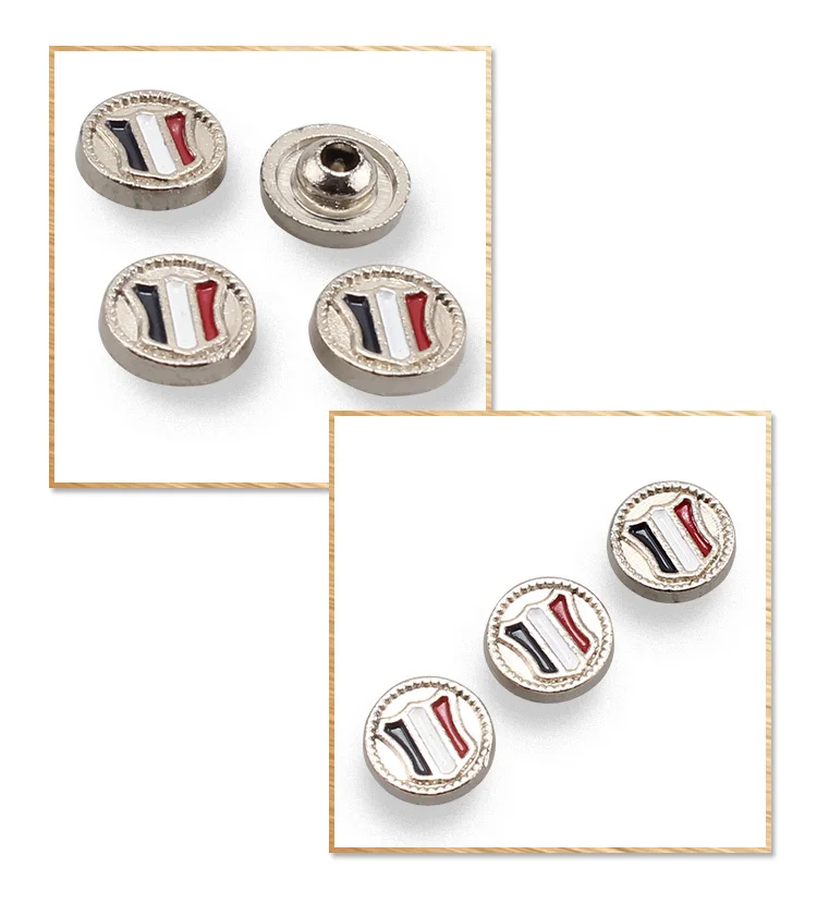 custom garment rivets