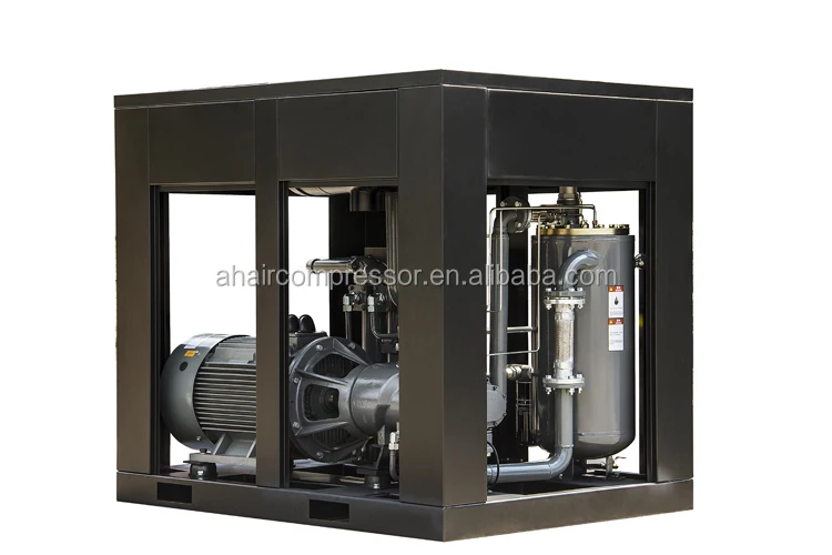 ASME &UL approved low price 75kw 100hp permanent magnet rotary screw air compressor 8 bar 10 bar with MANN filter