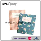 Mini 64P Design Notebook Red Floral Flamingo Molang Diary School Book