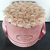 /product-detail/luxury-pink-suede-velvet-round-cardboard-box-flower-rose-boxes-60802919715.html