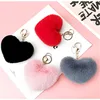 DIY love hairball handbag mobile phone case key chain pendant decoration