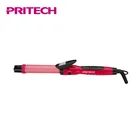 PRITECH 360 Degree Swivel Power Cord Lady Coating Barrel Hair Straighter And Curling Iron