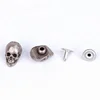 Vintage Antique Silver Skull Shaped Metal Studs For Jeans Garments Bags Shoes