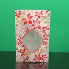 PET/PE Food Grade Stock Packaging Bag For Packing Candy Pink Stand Up Pouch With Zipper And Window