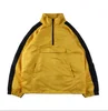 China factory custom wholesale mens jacket blank strap sleeves pullover windbreaker
