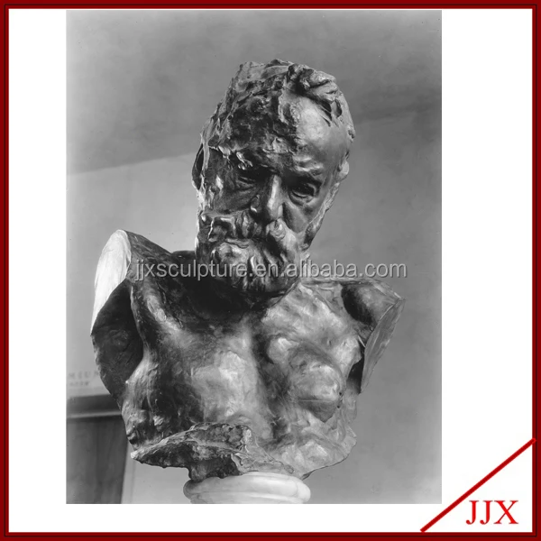 Rudin Bust Of Victor Hugo Sculpture