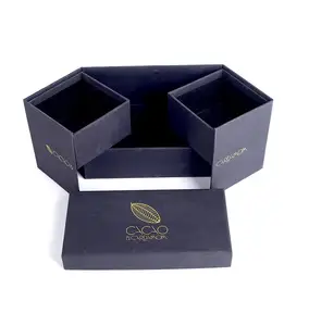 nice design fancy paper chocolate gift box packaging with lid