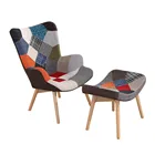 High Quality Living Room Modern Leisure Style Lounge Chair / Comfortable Recliner Papa Bear Chair Lounge