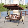 outdoor furniture covered two seat patio swing with canopy