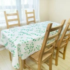 Leaf Petal Table Cloth Dining Vinyl Cover Ecofriendly Party Supply Kitchen Plastic 100 Polyester Printed Tablecloth