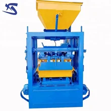 QT4-24 Shandong Linyi small hollow cement brick making machine price in kerala