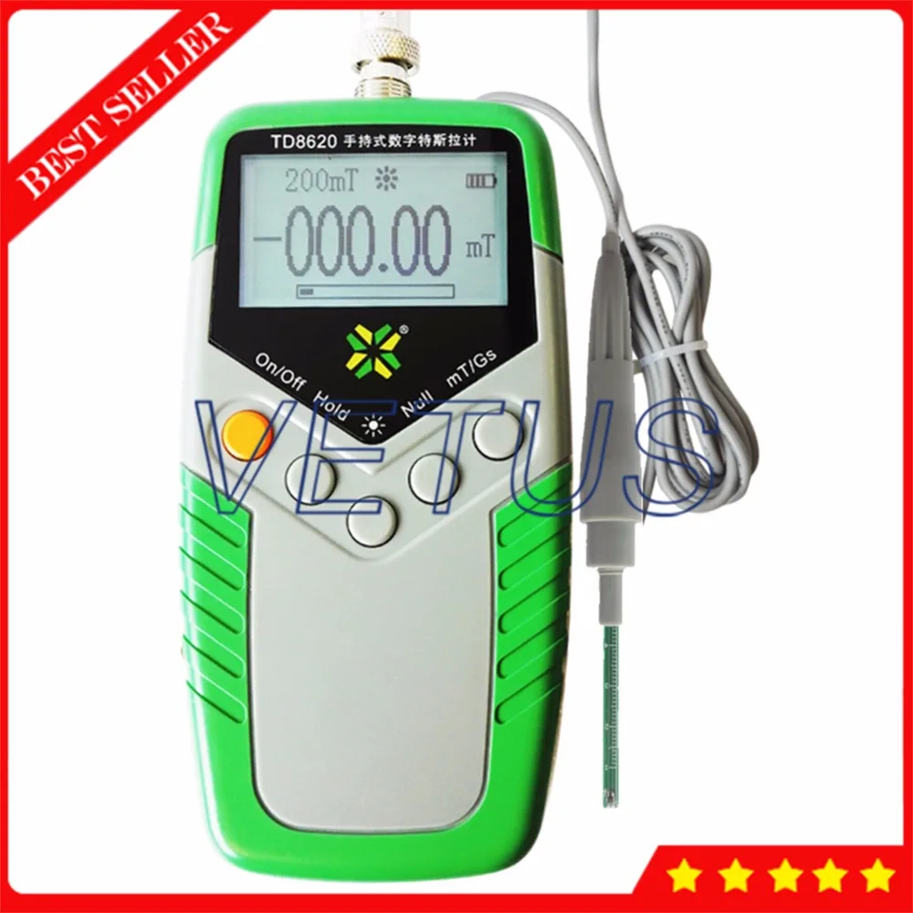 TD8620 Permanent Magnet Teslameter Handheld Tesla Meter With Class 2 ...