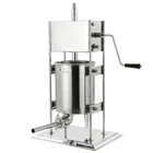 15L full stainless steel rapid sausage filler/manual meat grinder and sausage stuffer