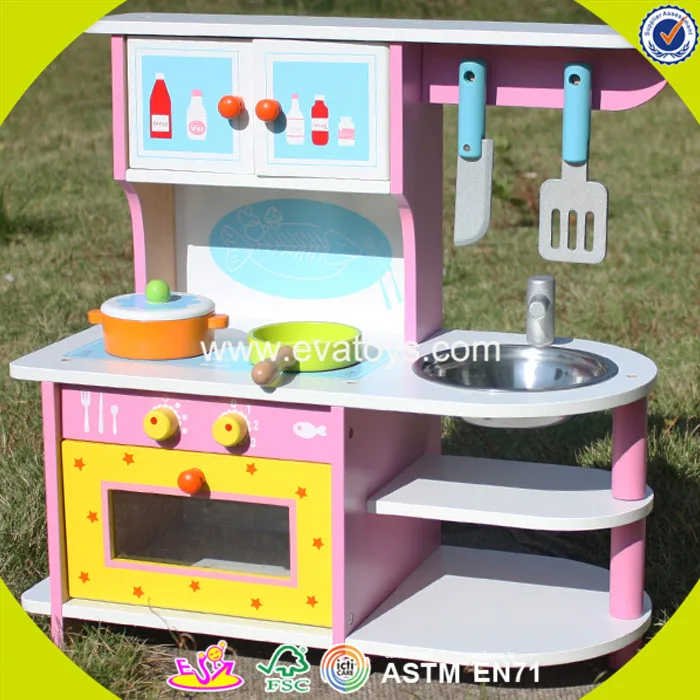 Wholesale Kids Wooden Kitchen Set Role Play Baby Wooden Kitchen Set Popular Children Wooden