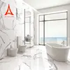 Guangdong Eiffel Home Full Body Shinny white polished porcelain floor tiles 600x600 vinyl flooring bathroom design tile