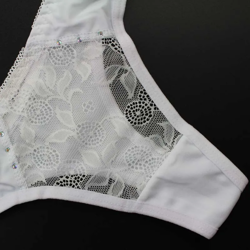 Stock 2016 New brand diamond Ice silk transparent panties everyday women's clothing intimates cotton women briefs sey girls unde