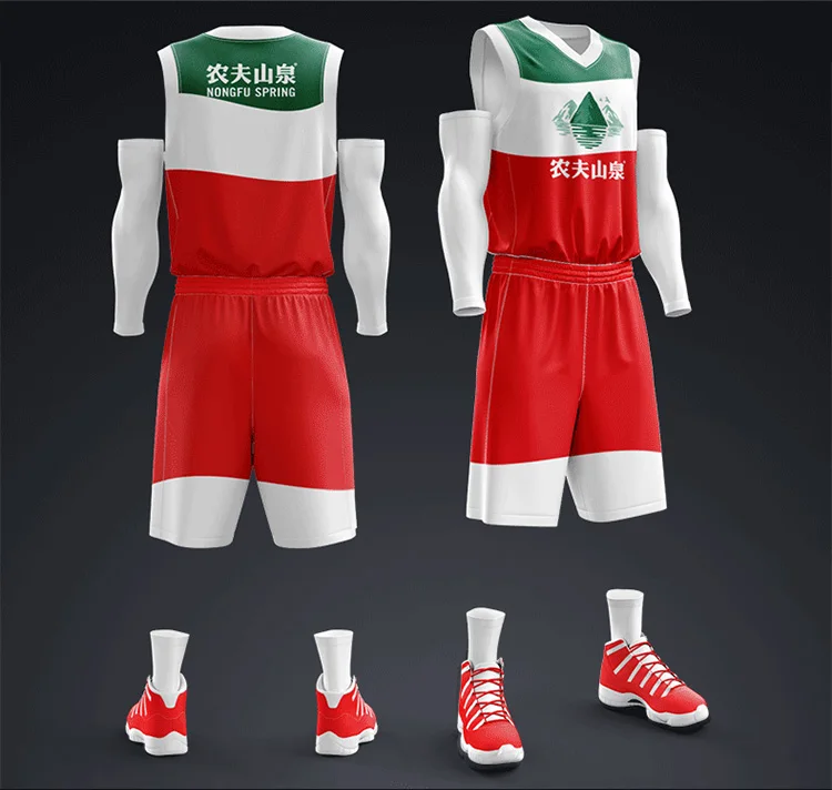 red jersey design basketball 2019