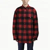 Men'S Red Flannel Check Padded Latest Design Custom Shirt For Men