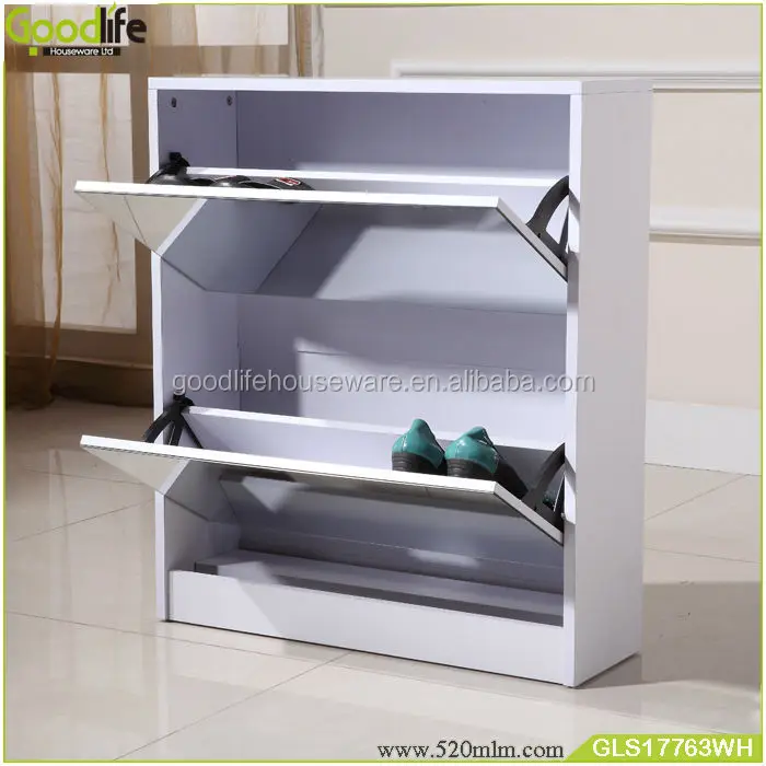 GLS17763mirror shoe cabinet