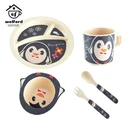 Factory Supply Eco-friendly Bamboo Dinnerware Set